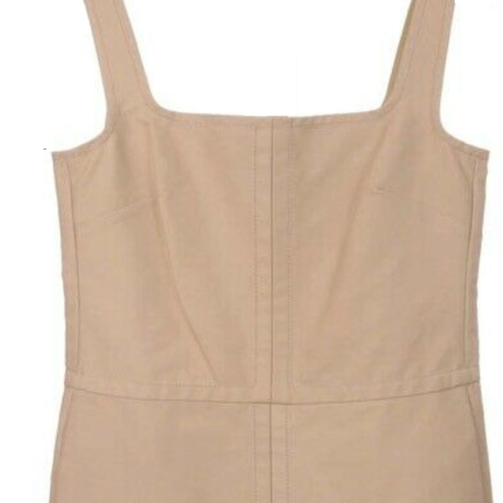 Beautiful VALENTINO Summer Dress Size 4 Tan Pique/